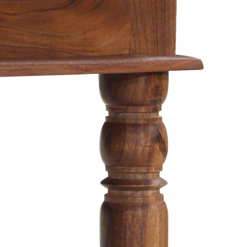 Table à manger 120x60x77 cm bois massif d'acacia - XIOS