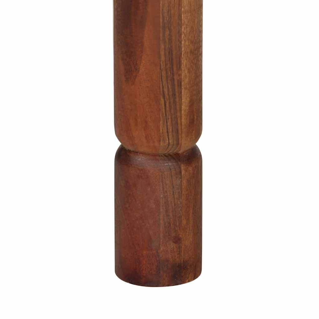 Table à manger 120x60x77 cm bois massif d'acacia - XIOS