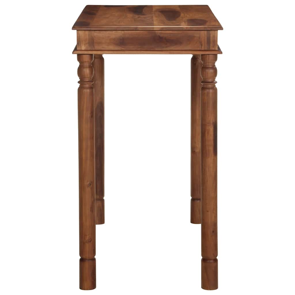 Table de bar 120x60x107 cm bois massif d'acacia - XIOS