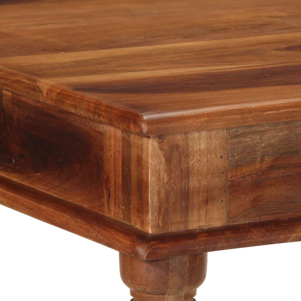 Table de bar 120x60x107 cm bois massif d'acacia - XIOS