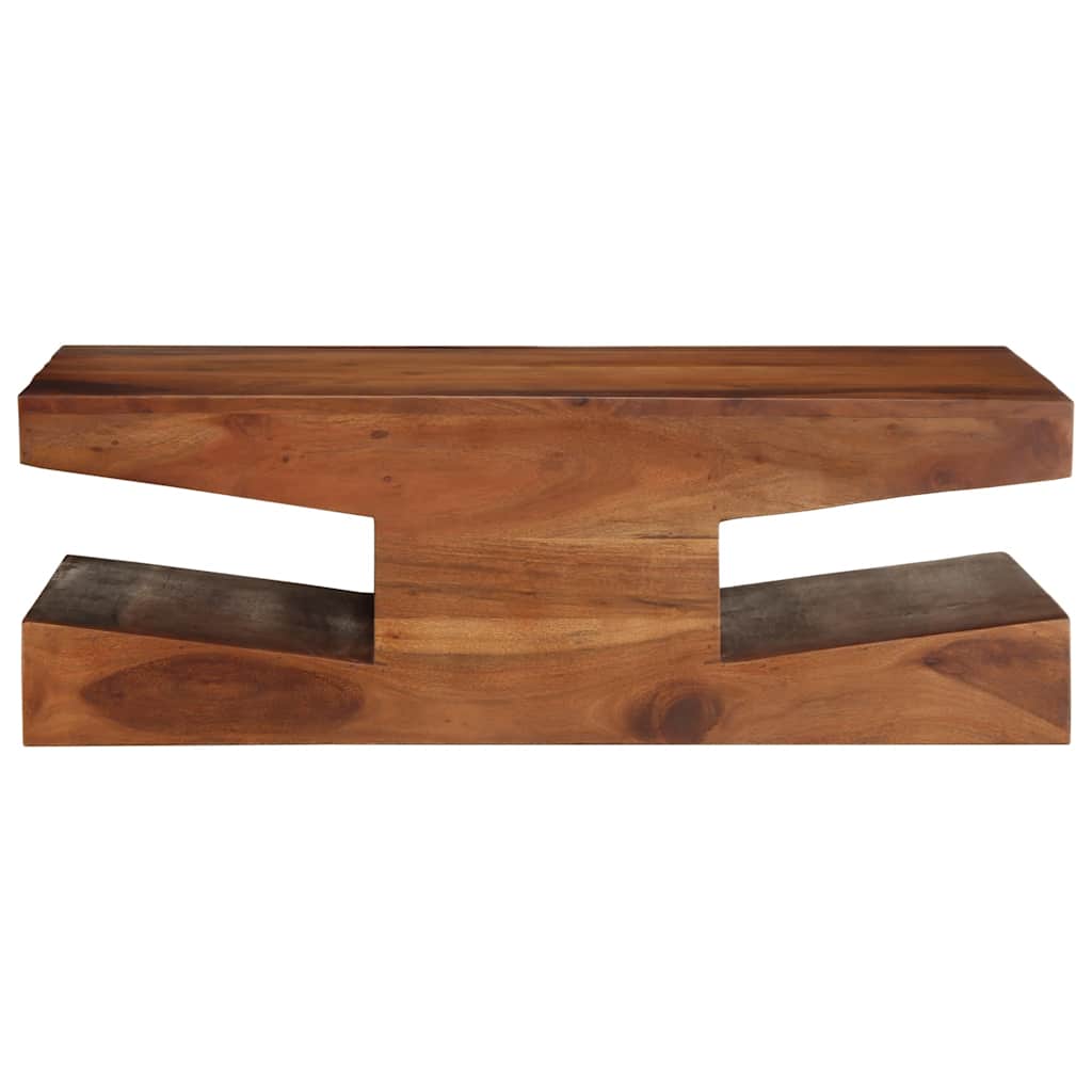 Table basse 90x60x30 cm bois massif d'acacia - XIOS