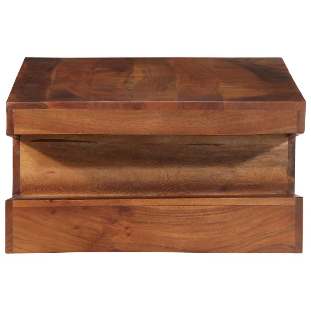 Table basse 90x60x30 cm bois massif d'acacia
