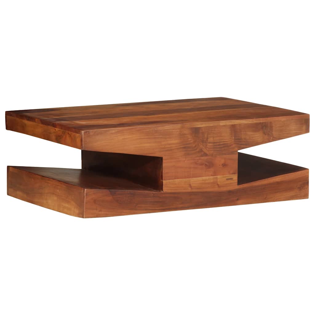 Table basse 90x60x30 cm bois massif d'acacia - XIOS