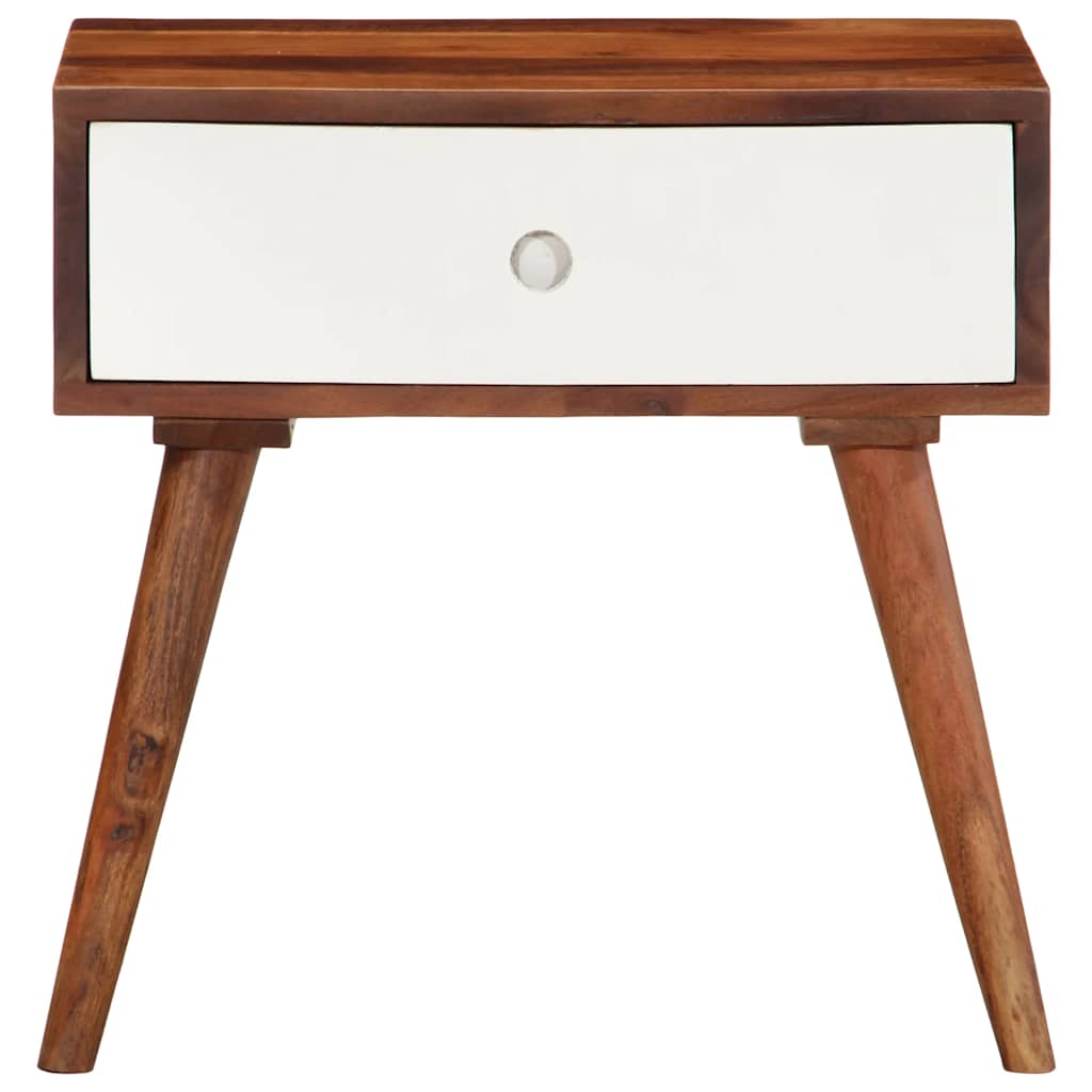 Table d'appoint 45x30x45 cm bois massif d'acacia - XIOS