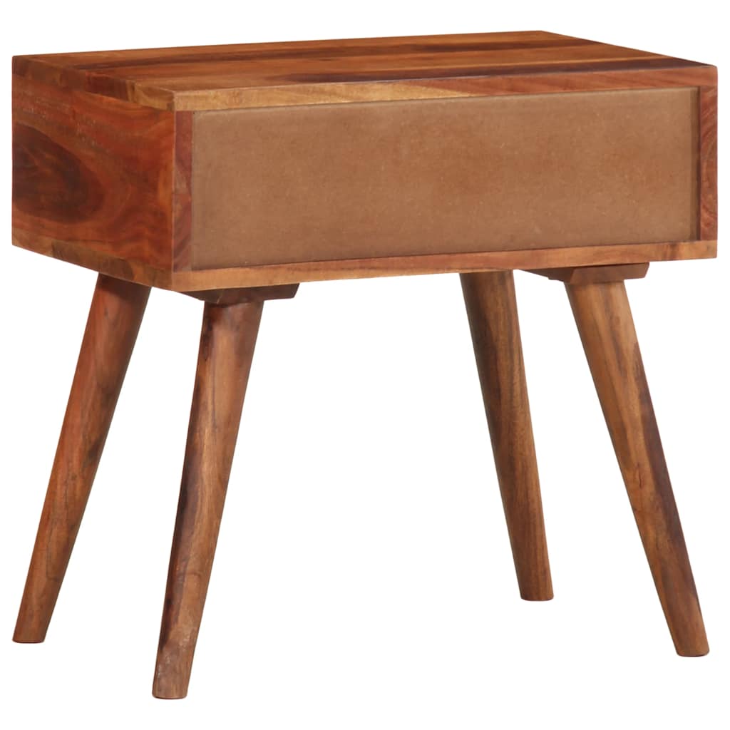 Table d'appoint 45x30x45 cm bois massif d'acacia - XIOS