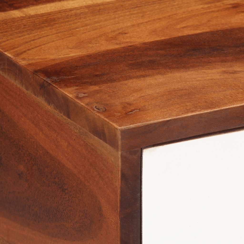 Table d'appoint 45x30x45 cm bois massif d'acacia - XIOS