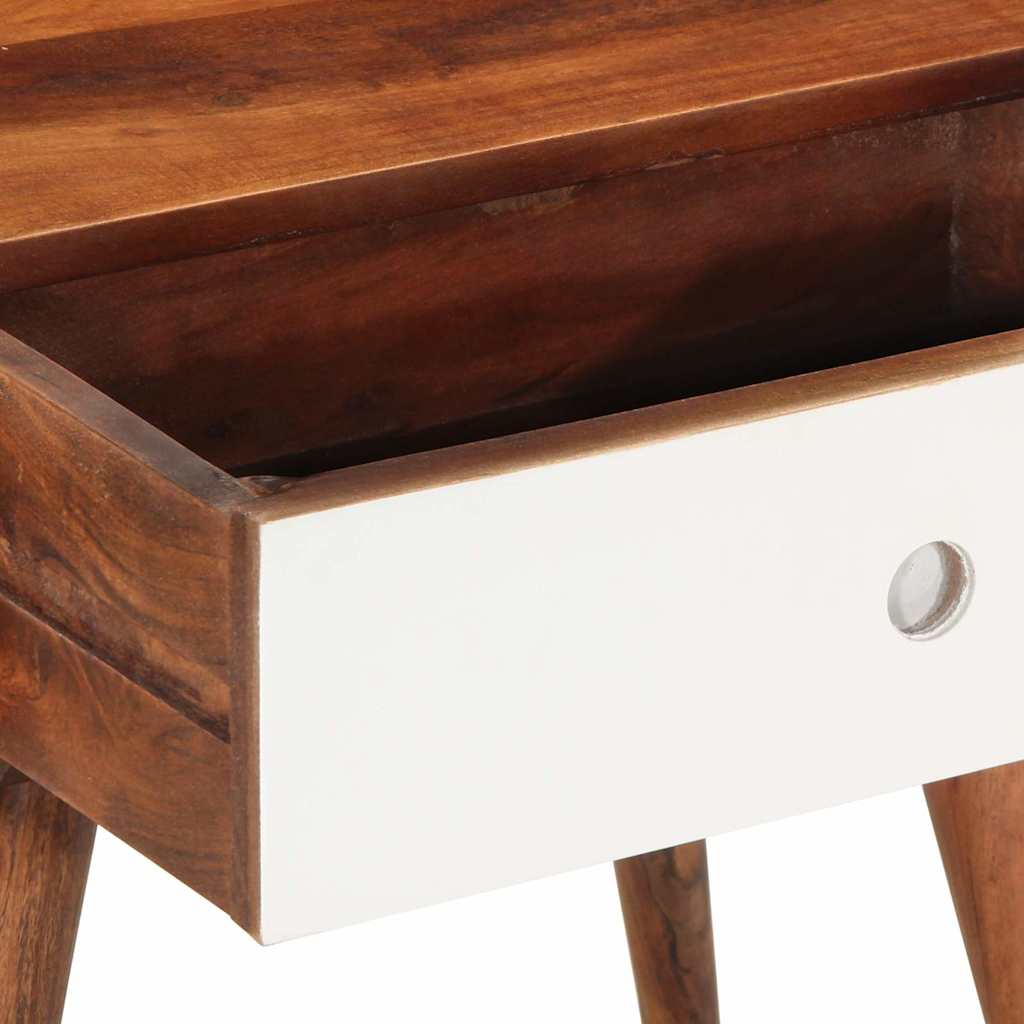 Table d'appoint 45x30x45 cm bois massif d'acacia - XIOS