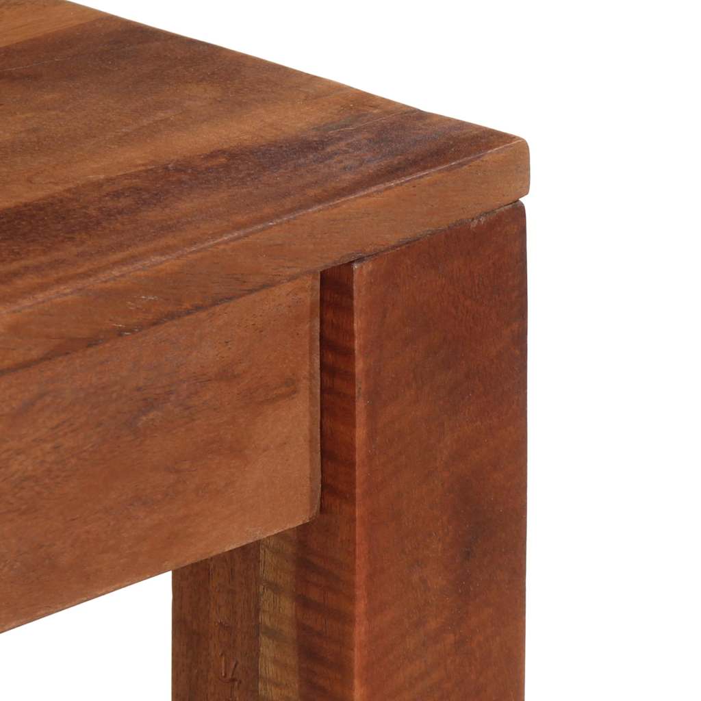 Table console 120x30x76 cm bois massif d'acacia - XIOS