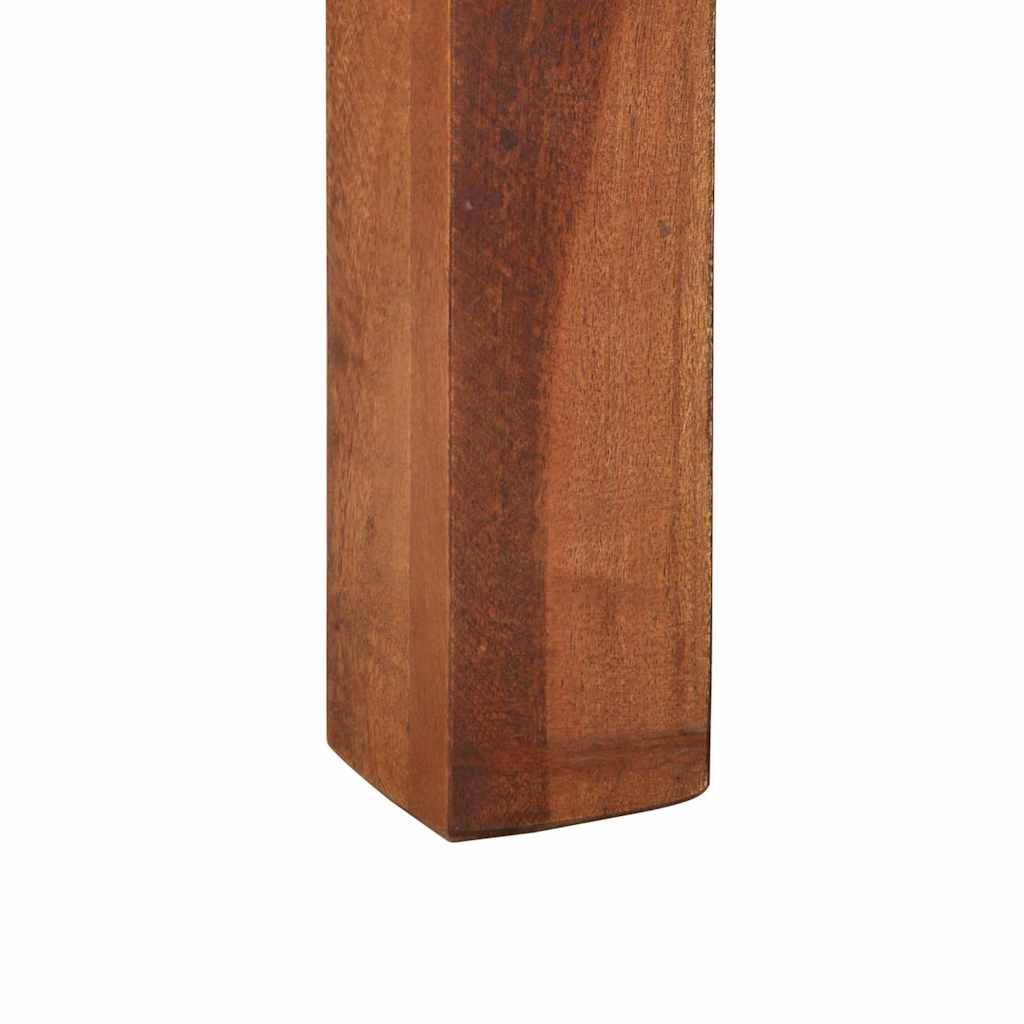 Table basse 60x60x35 cm bois massif d'acacia - XIOS