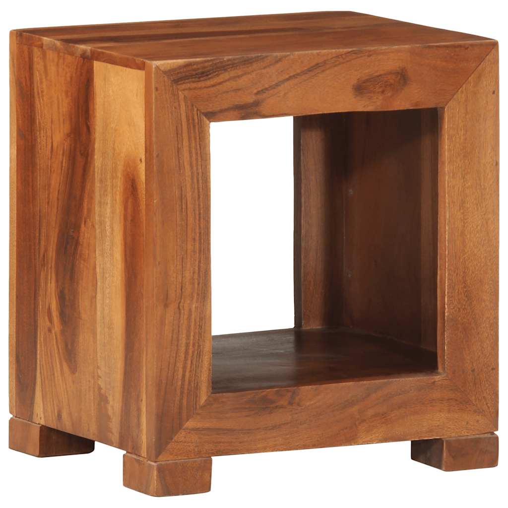 Table d'appoint 37x29x40 cm bois massif d'acacia - XIOS