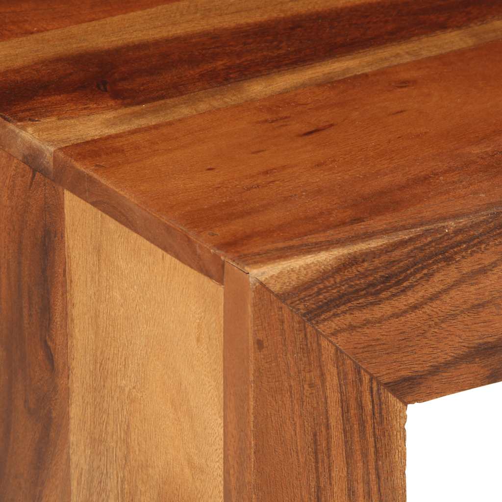 Table d'appoint 37x29x40 cm bois massif d'acacia - XIOS