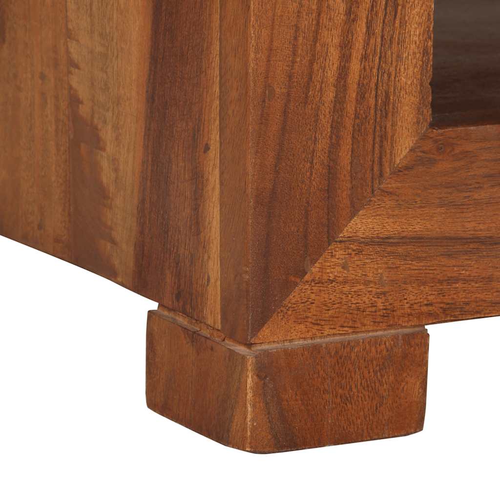 Table d'appoint 37x29x40 cm bois massif d'acacia - XIOS