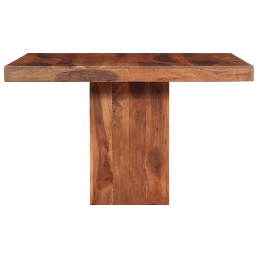 Table à manger 120x120x77 cm bois d'acacia massif