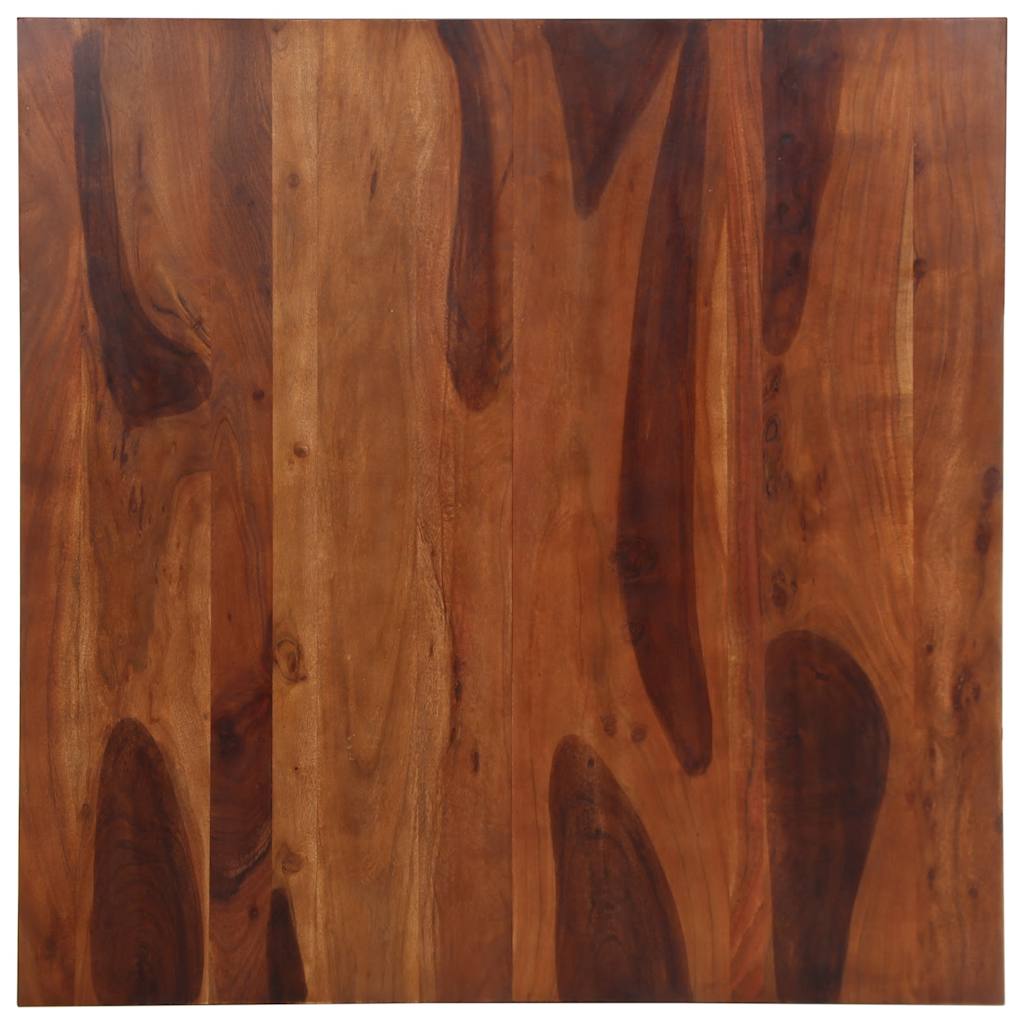 Table à manger 120x120x77 cm bois d'acacia massif