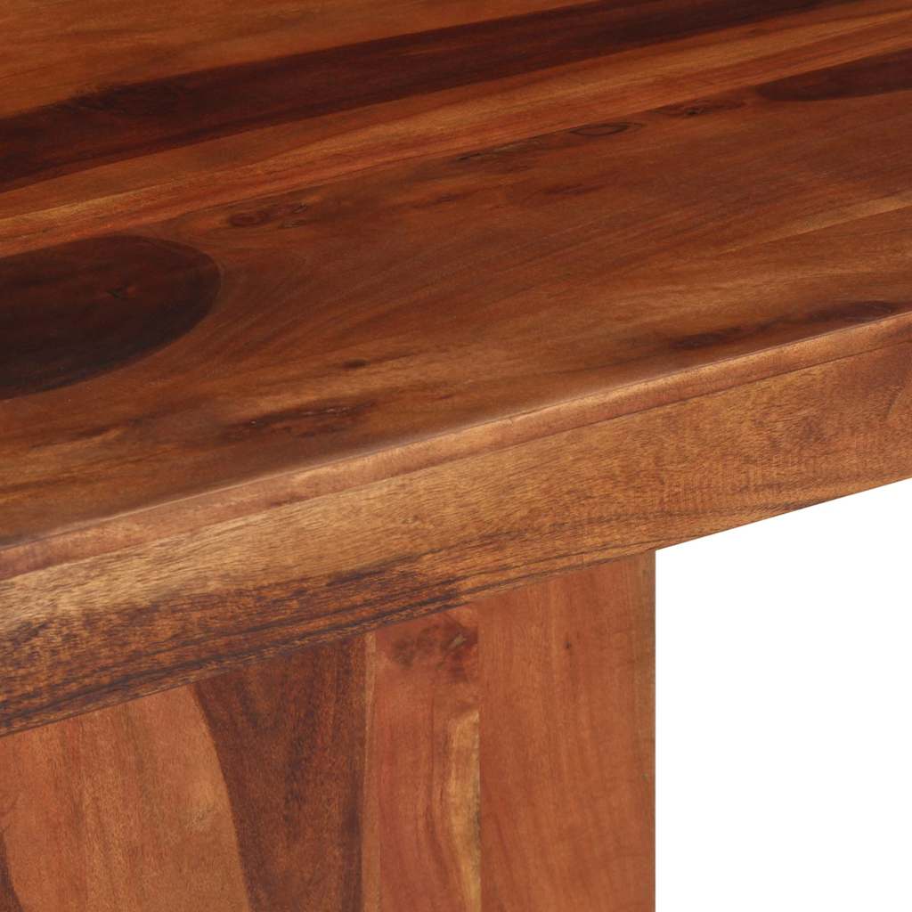 Table à manger 120x120x77 cm bois d'acacia massif - XIOS