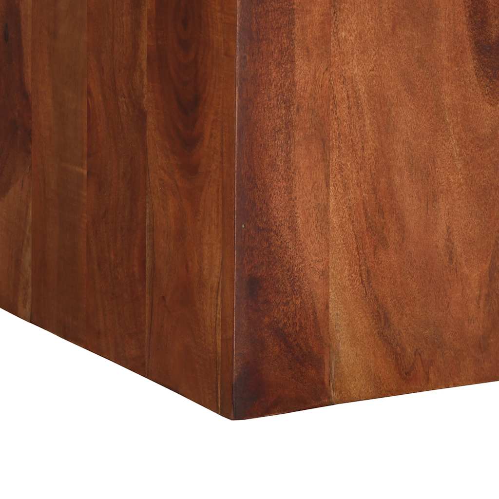 Table à manger 120x120x77 cm bois d'acacia massif - XIOS
