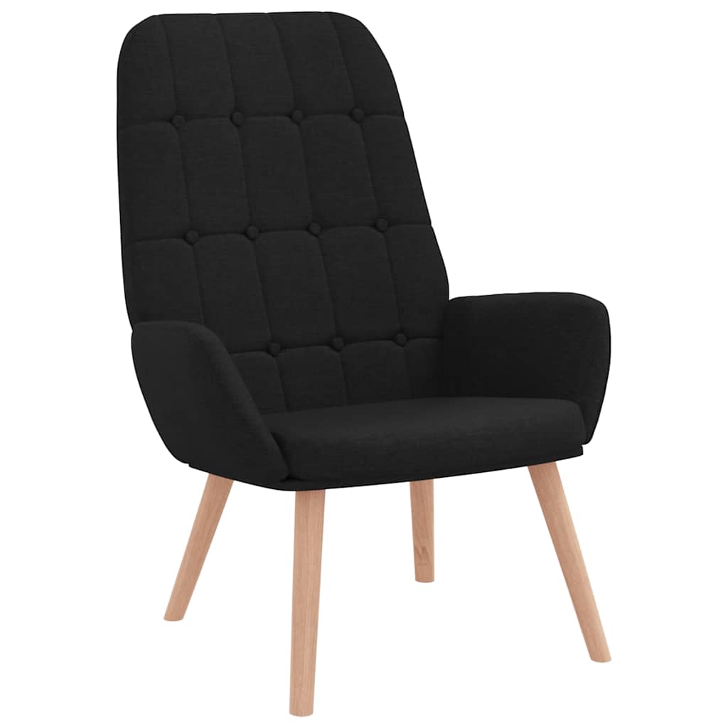 Fauteuil relaxant en tissu noir - XIOS