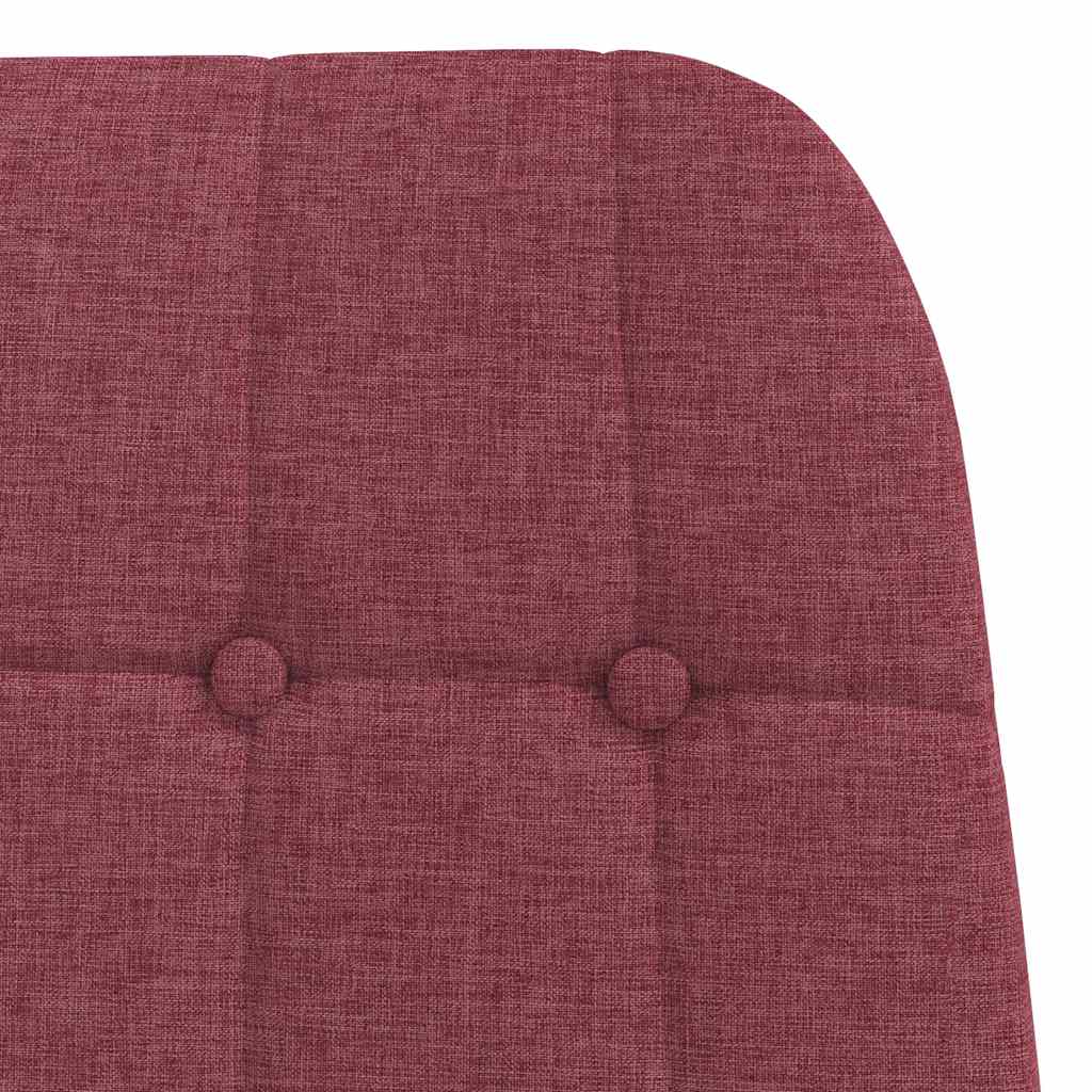 Fauteuil relaxant en tissu rouge vin - XIOS