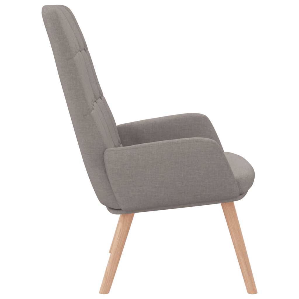 Fauteuil relaxant en tissu taupe - XIOS