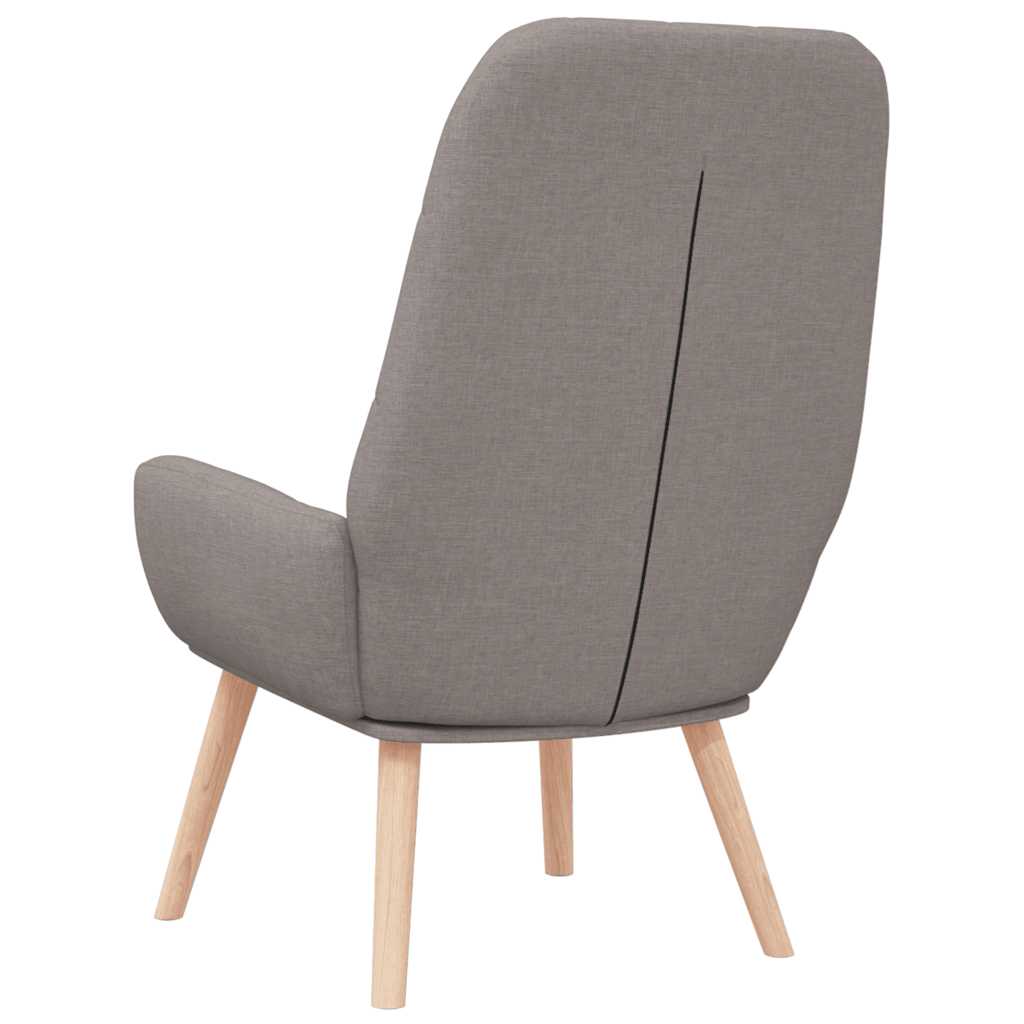 Fauteuil relaxant en tissu taupe - XIOS