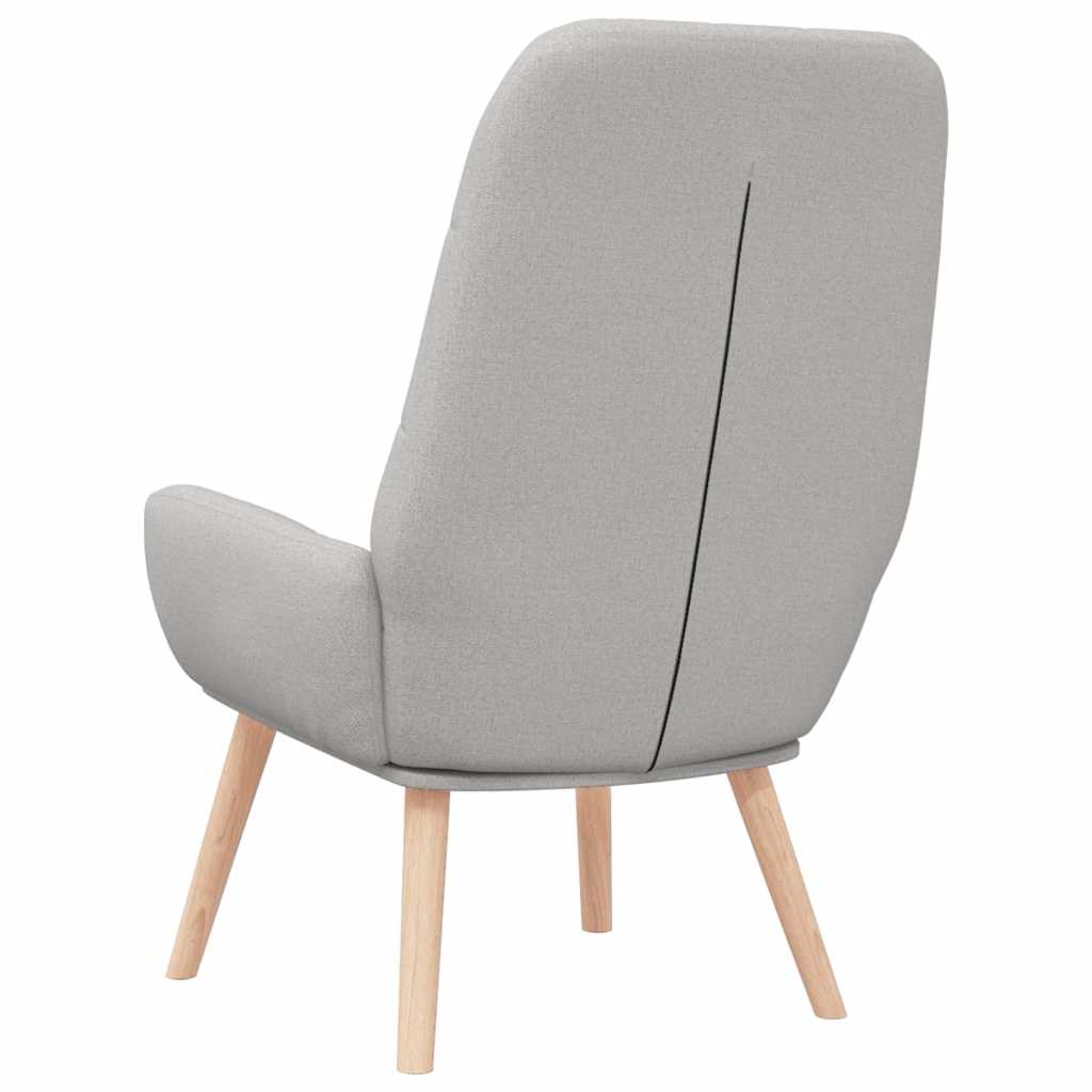 Fauteuil relaxant en tissu gris nuage - XIOS