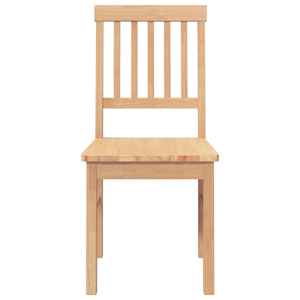 Chaises à manger 2 pcs bois massif caoutchouc - XIOS
