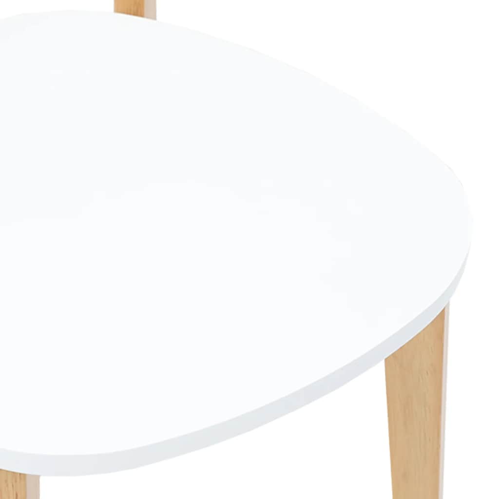 Chaises à manger 2 pcs bois massif caoutchouc - XIOS