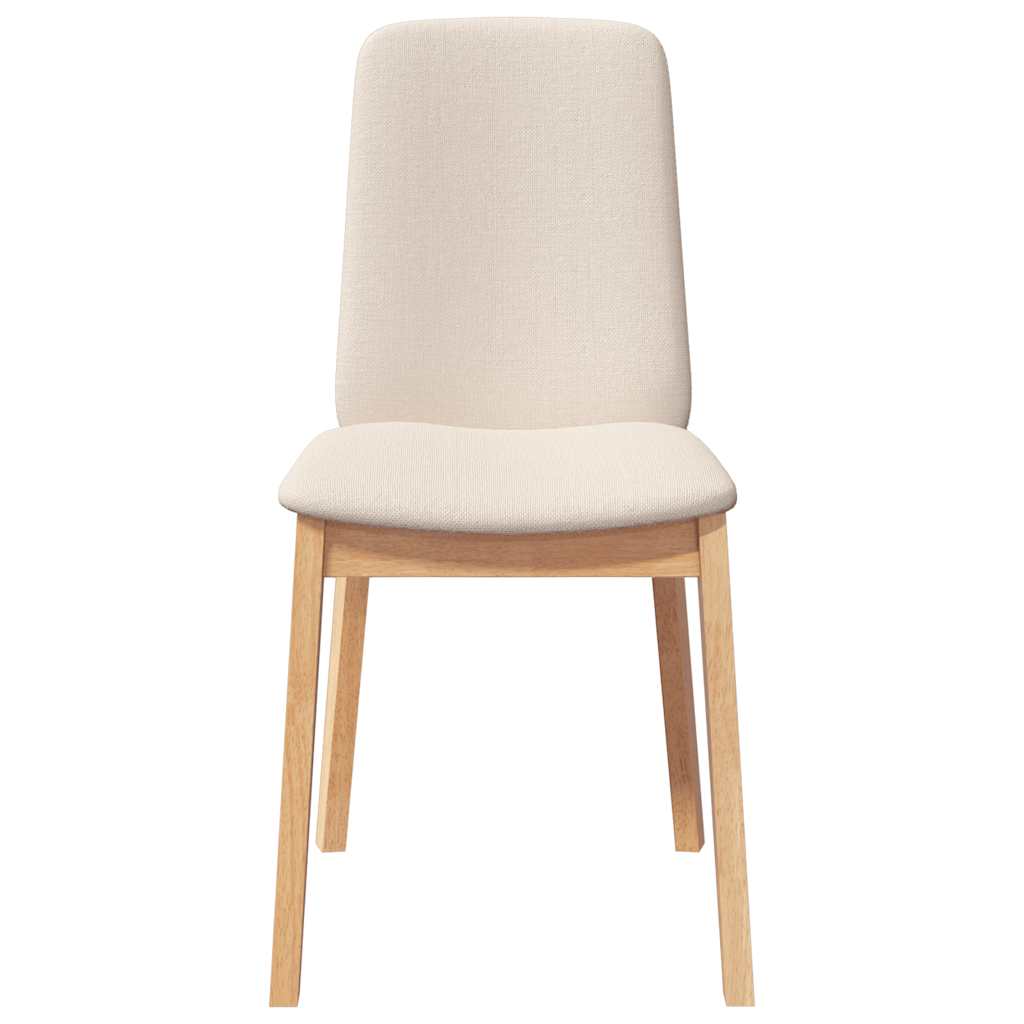 Chaises à manger coussins 2 pcs bois massif caoutchouc - XIOS