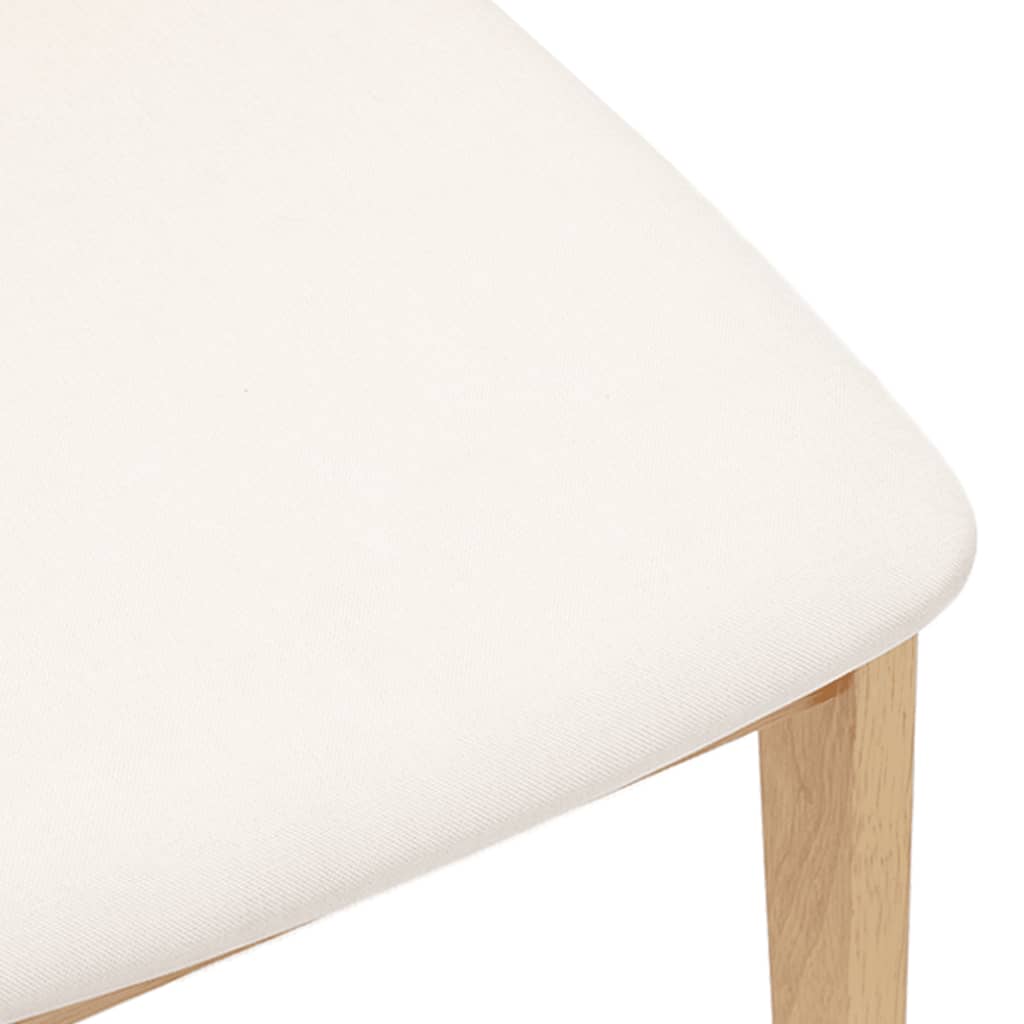 Chaises à manger coussins 2 pcs bois massif caoutchouc - XIOS