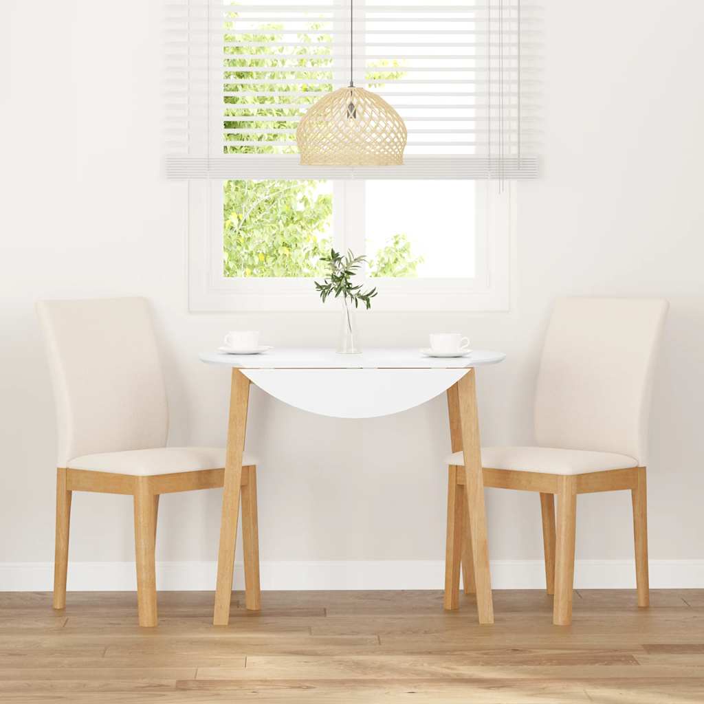 Chaises à manger coussins 2 pcs bois massif caoutchouc - XIOS