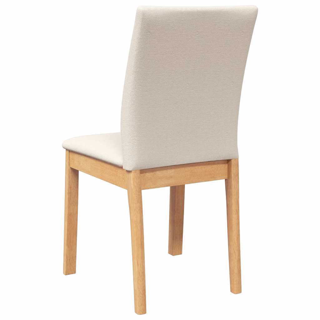 Chaises à manger coussins 2 pcs bois massif caoutchouc - XIOS