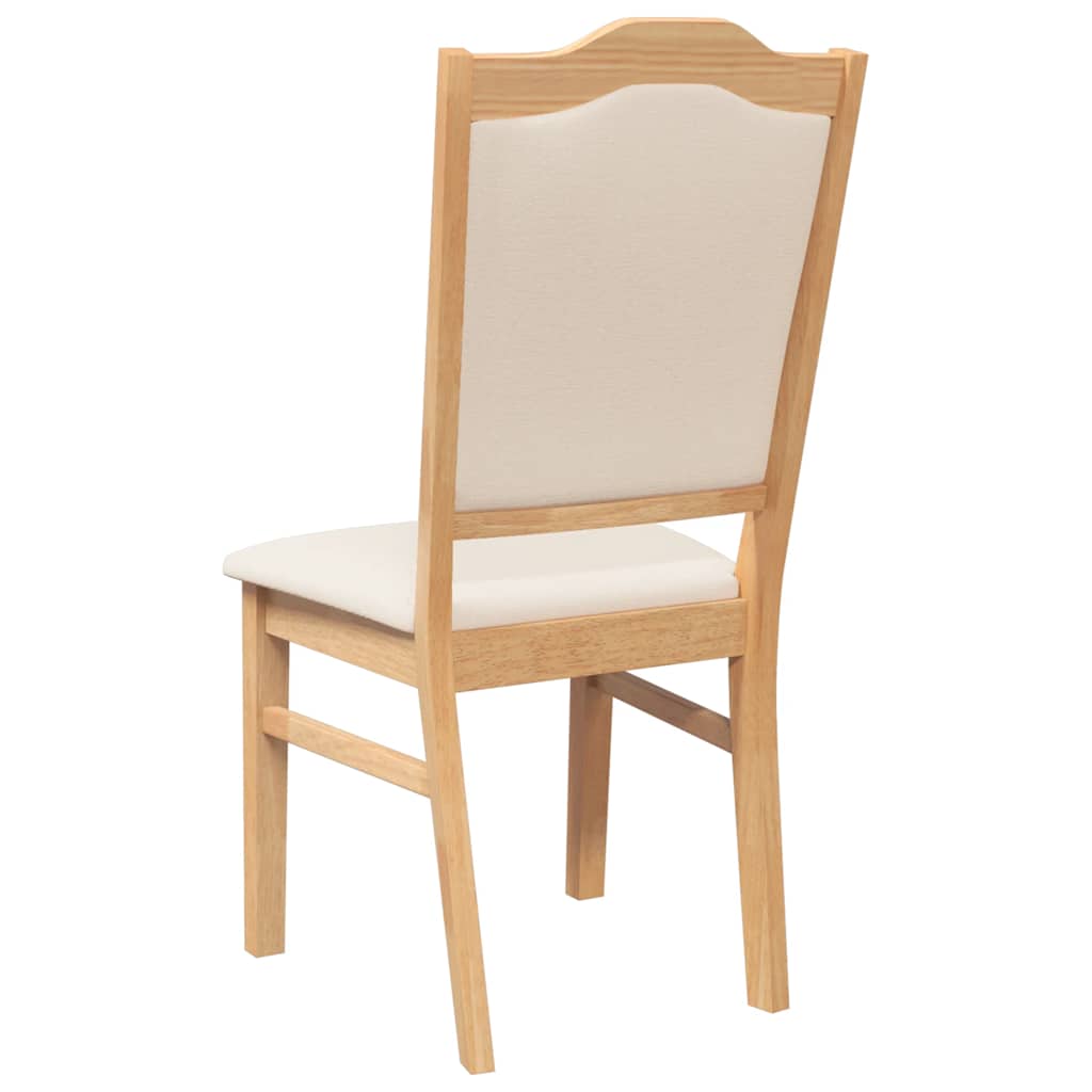 Chaises de salle à manger avec coussins (2 pcs) bois massif caoutchouc - XIOS