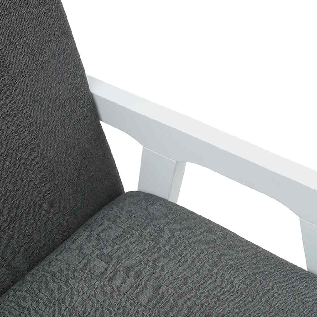 Chaises de salle à manger avec coussins (2 pcs) bois massif blanc caoutchouc - XIOS