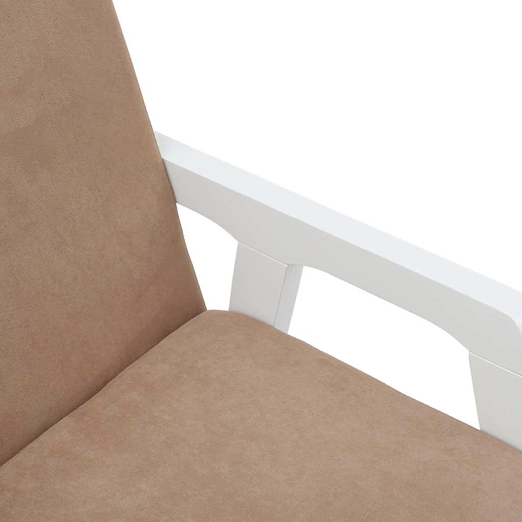 Chaises de salle à manger avec coussins (2 pcs) bois massif blanc caoutchouc - XIOS