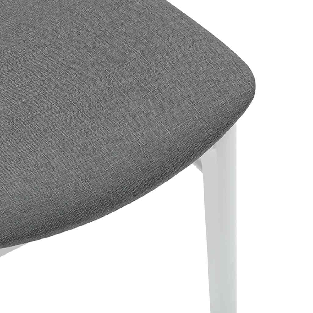 Chaises à manger coussins 2 pcs blanc bois massif caoutchouc - XIOS