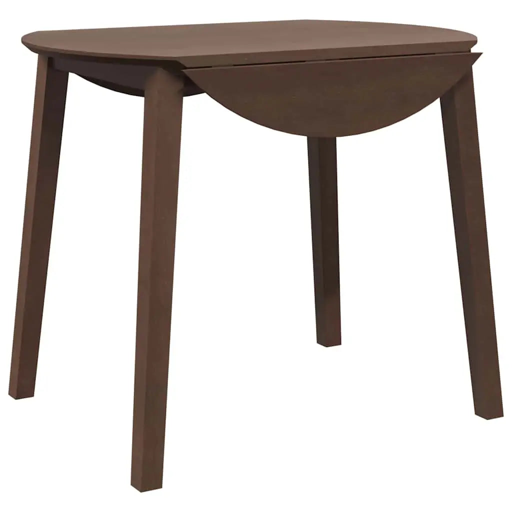 Table à manger marron bois massif et caoutchouc - XIOS