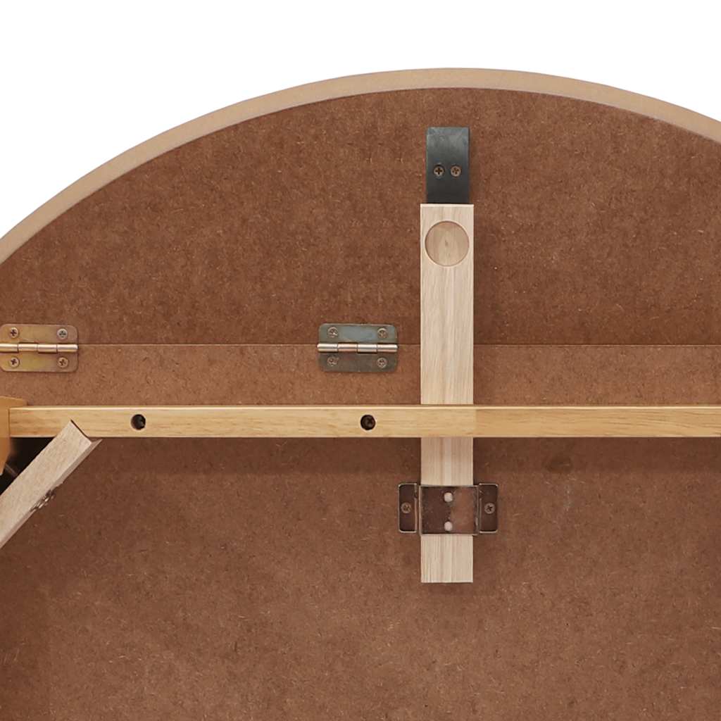 Table à manger naturel bois massif et caoutchouc - XIOS