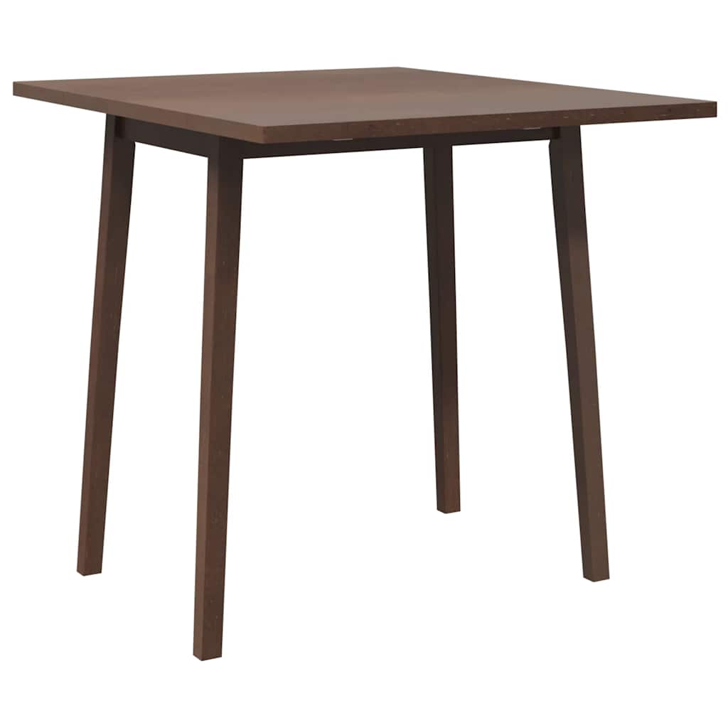 Table à manger marron bois massif et caoutchouc - XIOS