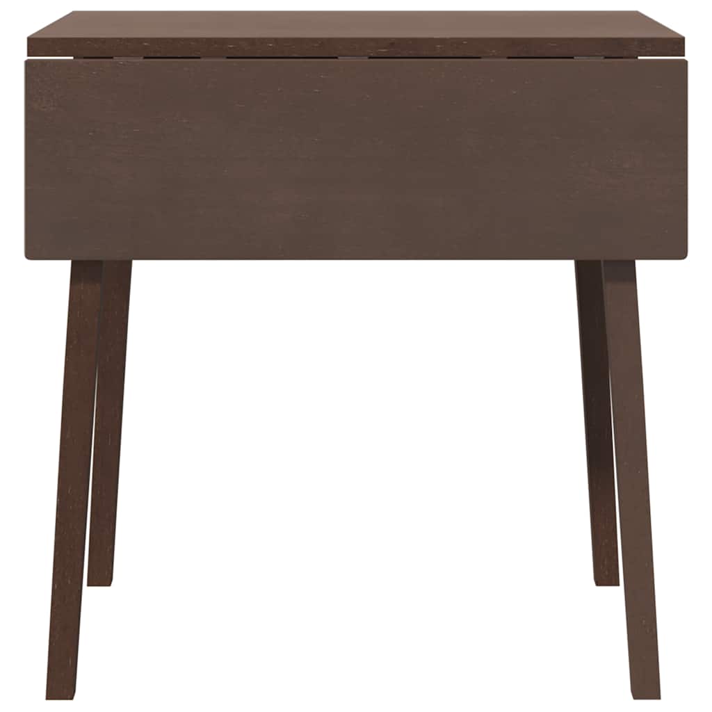 Table à manger marron bois massif et caoutchouc - XIOS