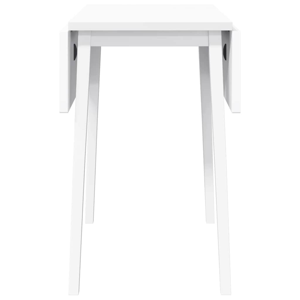 Table à manger blanc bois massif et caoutchouc - XIOS