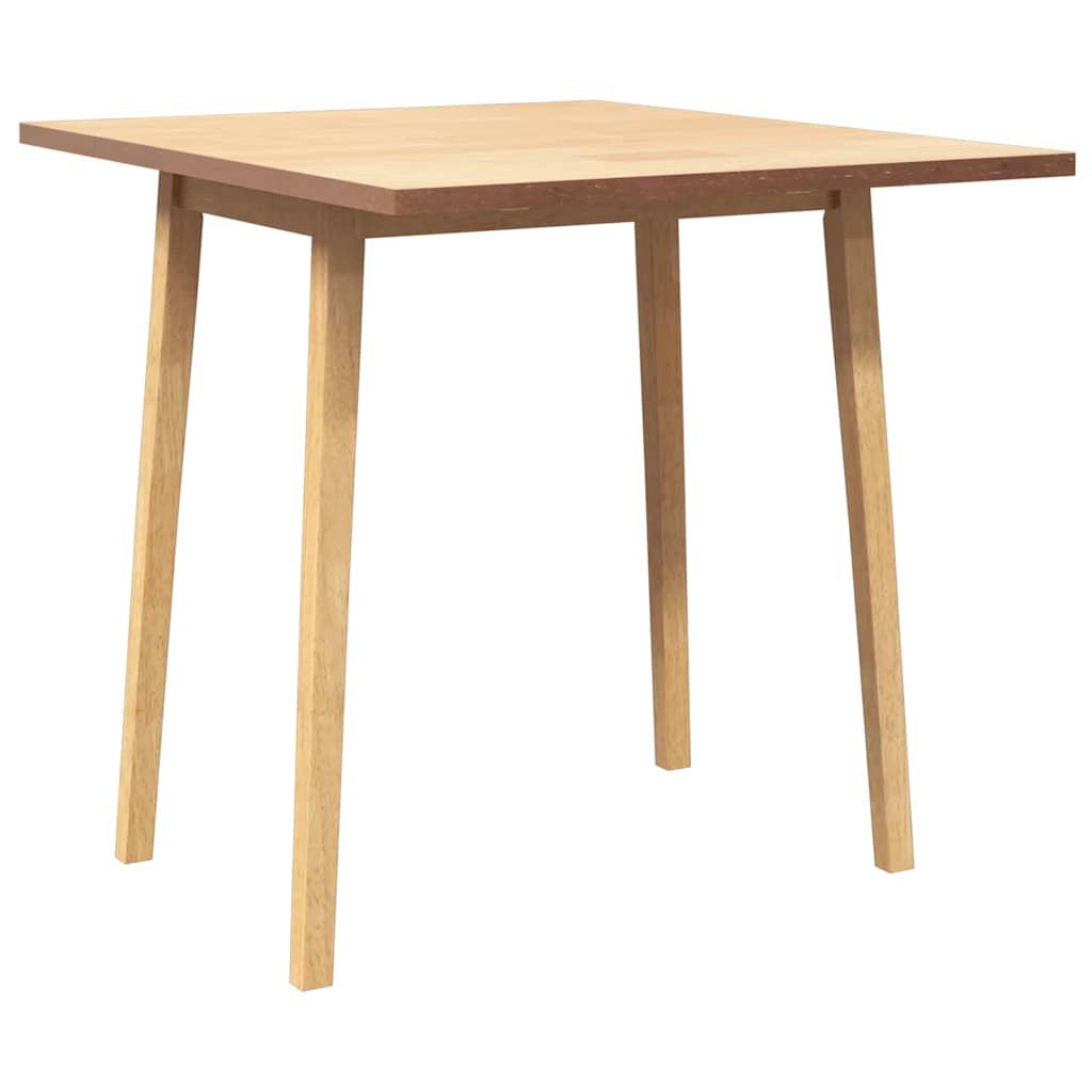 Table à manger naturel bois massif et caoutchouc - XIOS