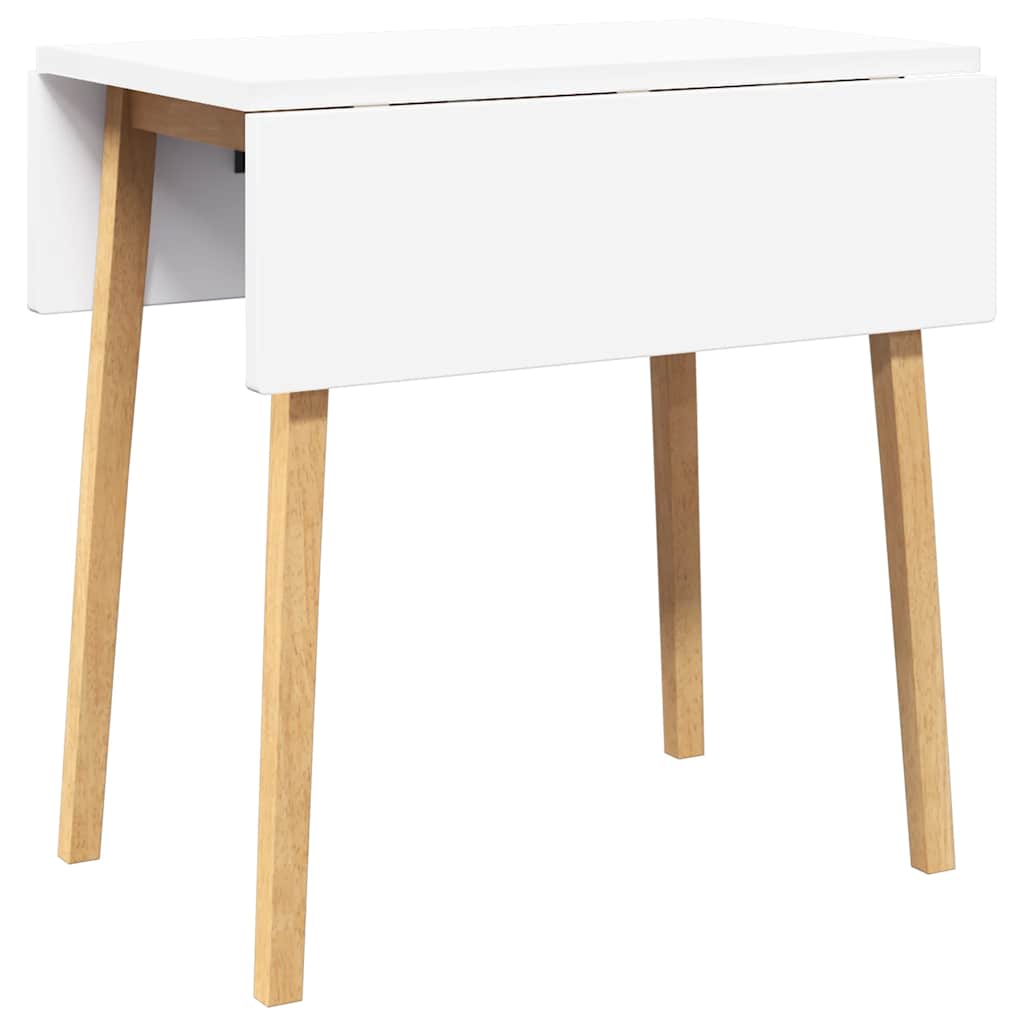 Table à manger naturel bois massif et caoutchouc - XIOS