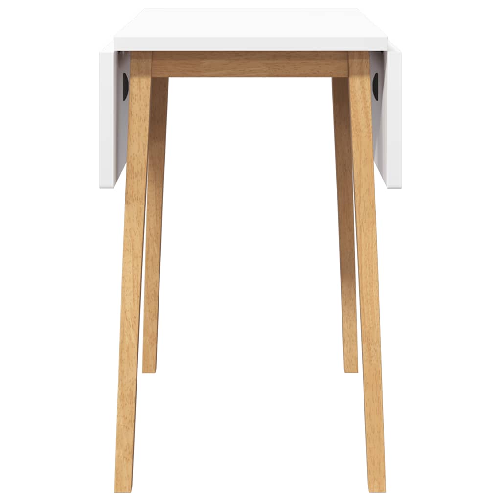 Table à manger naturel bois massif et caoutchouc - XIOS