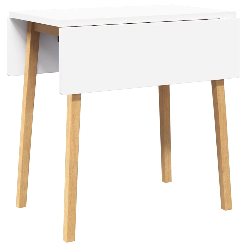 Table à manger naturel bois massif et caoutchouc - XIOS