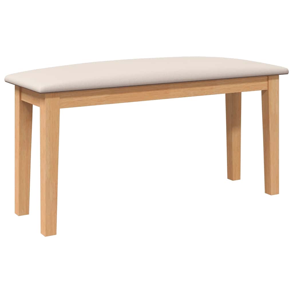 Banc 90 cm bois massif caoutchouc - XIOS