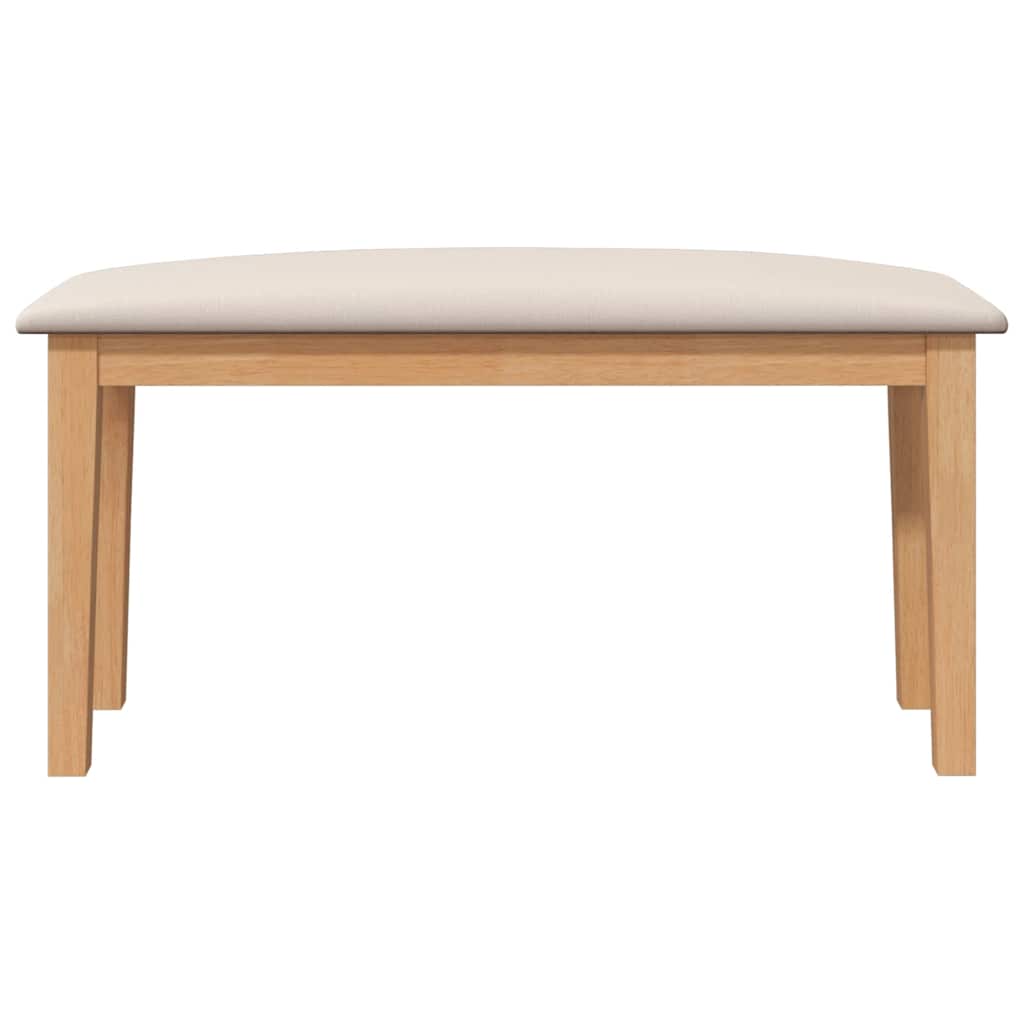 Banc 90 cm bois massif caoutchouc - XIOS