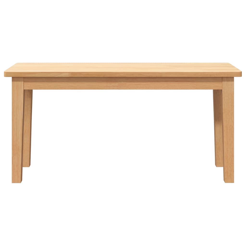 Banc 90 cm bois massif caoutchouc - XIOS