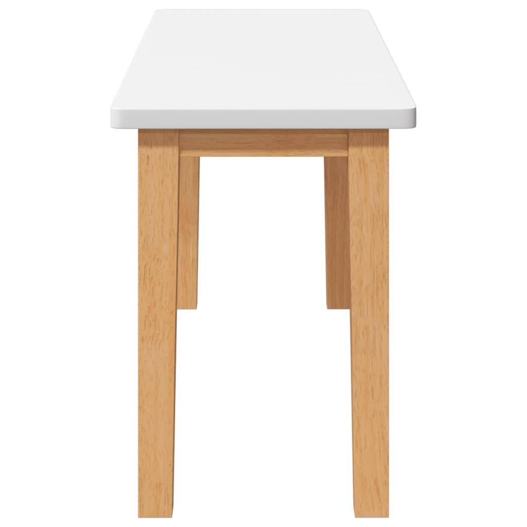 Banc 90 cm bois massif caoutchouc - XIOS