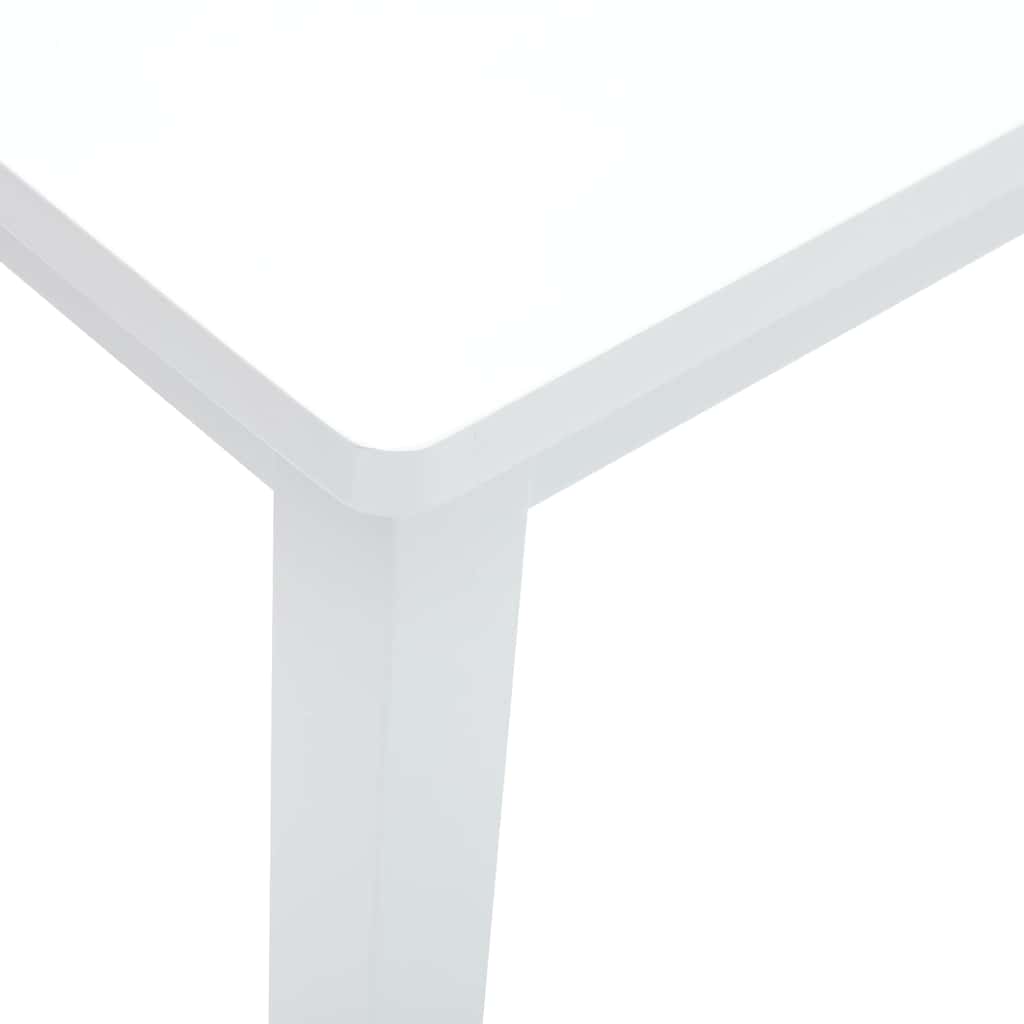Banc 90 cm blanc bois massif caoutchouc - XIOS