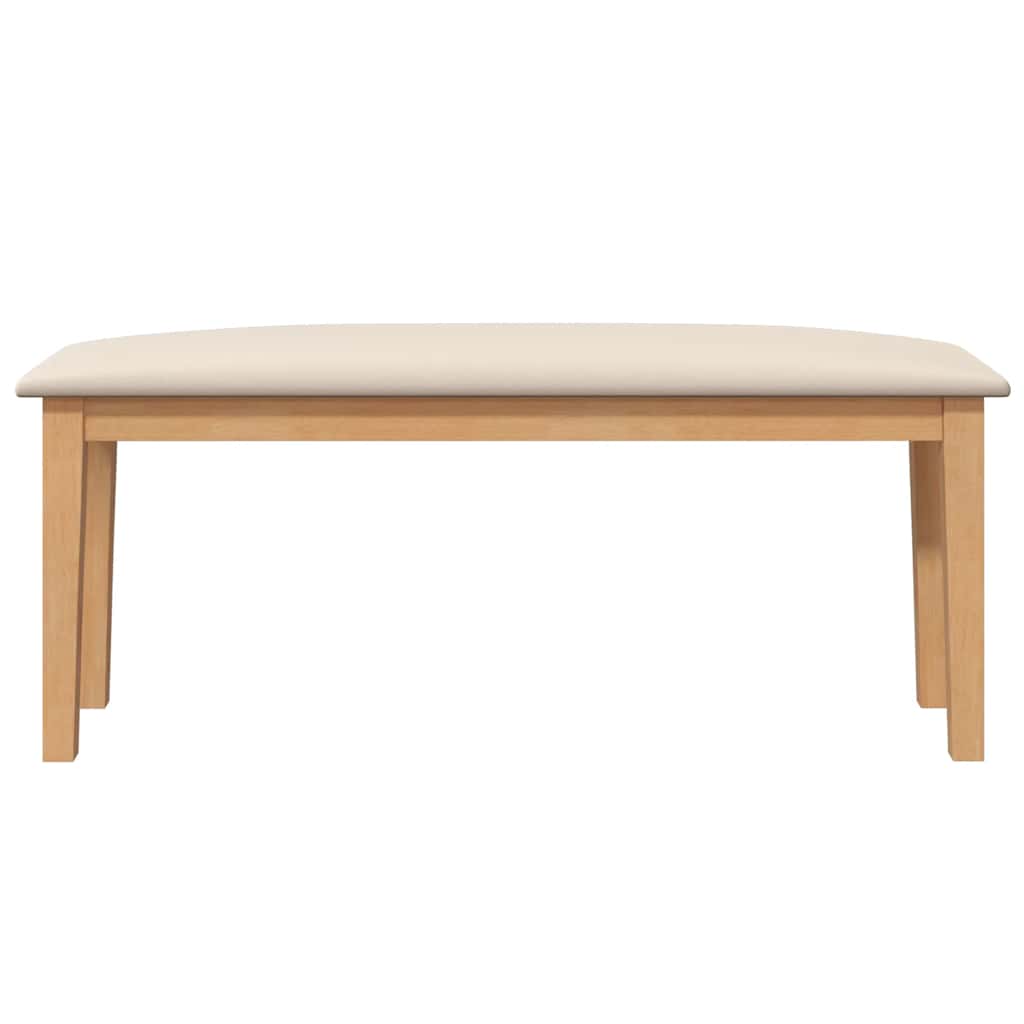 Banc 110 cm bois massif caoutchouc - XIOS